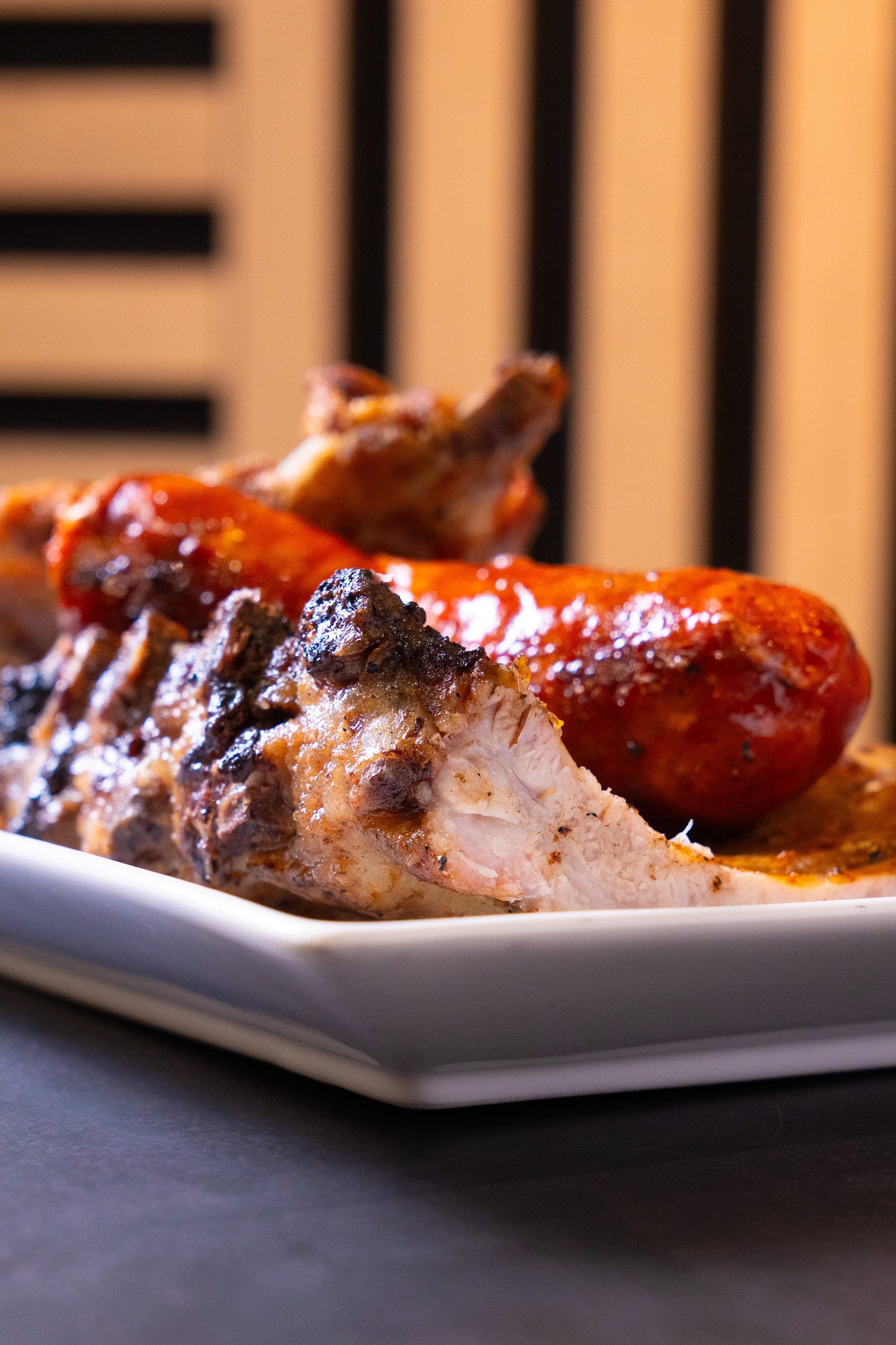 Carne a la brasa a domicilio en Vigo — Delfín Delivery